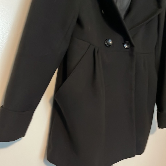 New York and Company Size Small Black Coat - Picture 6 of 13